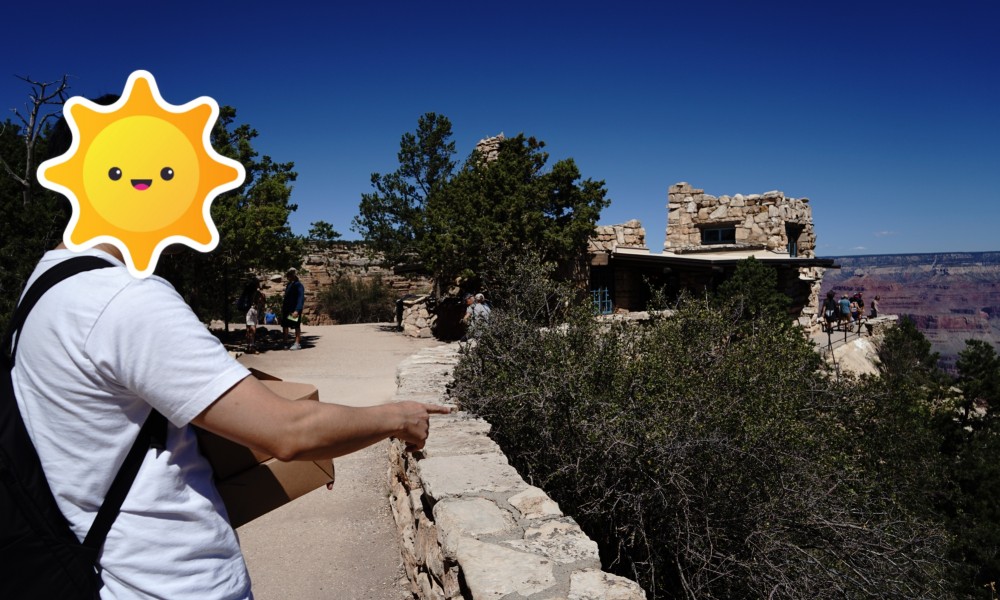 手に持っているのが配られるランチボックスです